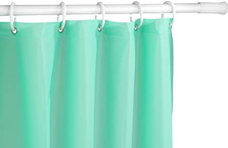 Allstar Barre de douche télescopique blanc 70 - 120 cm - Tringle pour rideau de douche , Aluminium, 70-120 cm, Blanc