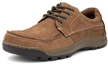 Hush Puppies Men's Tucker Derbys, Brown Tan Nubuck Tan, 8 UK