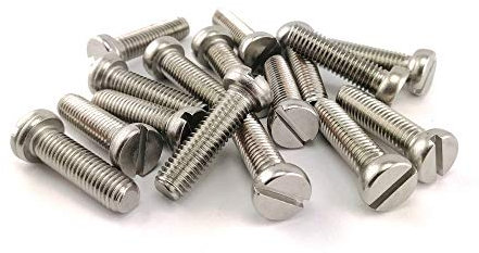 Zylinderschrauben Zylinderkopf mit Schlitz Edelstahl A2 DIN 84 (M6x10) x10