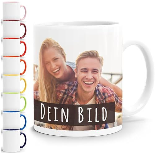 SpecialMe® personalisierte Fototasse mit eigenem Foto persönliches Geschenk Kaffeetasse mit Bild selbst gestalten weiß Keramik-Tasse