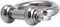 FASTON® Schäkel geschweift D=12 Edelstahl A4 V4A (2 Stück) Rund Scheakel Rundschäkel Verbinder Rostfrei
