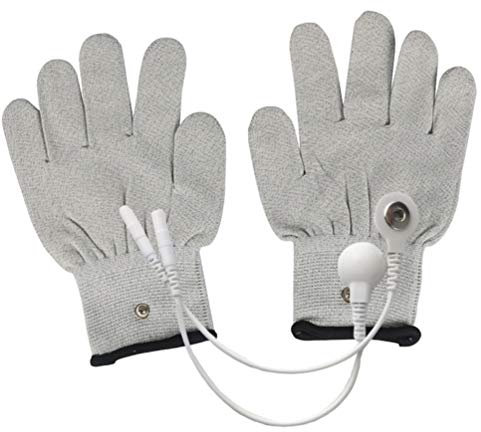 Handschuhe Schmerzlinderung Pulse Elektrotherapie Massager EMS - Leitfähige Handschuhe Gesundheitspflege (M)