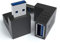JAMEGA - USB 3.0 Winkel Adapter 270° Grad | 2er Pack Winkeladapter Stecker zu Buchse | Kompatibel Mit Allen USB-Kabeln