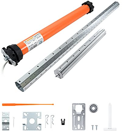 3T-MOTORS Rolladenmotor Komplettset bis 150 cm Rollladenkastenbreite, Rolladenantrieb 10 Nm SW60, inkl. Montage-Zubehör, ohne Steuerung