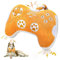 MTERSN Hundespielzeug aus Plüsch: Interaktives quietschendes Hundespielzeug mit Knisterpapier und Gaming-Controller-Form, Hundespielzeug – lustiges Kauspielzeug für Haustiere mit 3 Quietschern für