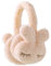Jolies Cache-Oreilles De Lapin,Cache Oreille Femme,Cache-Oreilles En Peluche Chaud D'hiver,Cache-Oreilles Pliable En Forme De Lapin,D'hiver Et Extérieur Chaud Femmes Et Filles,Cadeaux De Noël (Blanc)