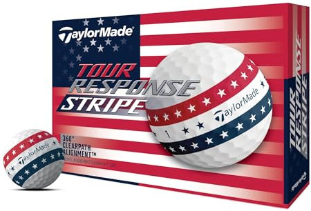 Taylormade Tour Response Stripe USA, Rot, Weiß und Blau, 46