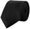WANYING Herren Einfarbige Krawatte 8cm 3.15 Normalbreite Krawatte Schlips Binder Langbinder Basic Classic Necktie Business Casual Festivitäten Hochzeit - Schwarz