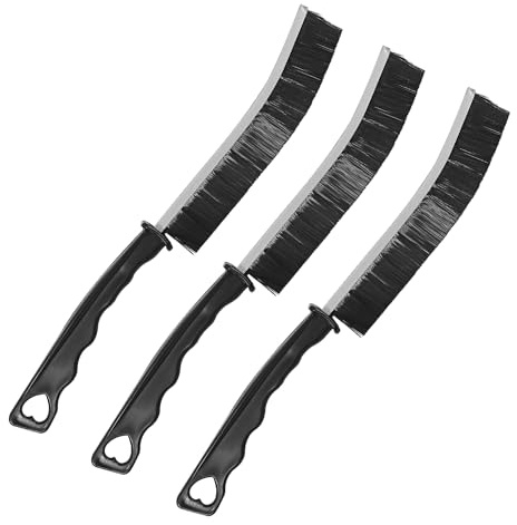 Slit Cleaning Brush 3 Pcs Gap Cleaning Brush Bathroom Tile Crevice Cleaning Brush for Kitchen, Stove, Washing Machine, Refrigerator, Window,Etc.