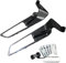 Sobeta Motorrad Stealth Mirrors, Windflügel Rückspiegel, Sportflügel verstellbar kompatibel mit MT 07 MT07 MT 09 MT09 SP MT 10 MT10 SP