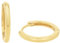 Amor Creolen 925 Sterling Silber Damen Ohrschmuck, 1,4 cm, Silber, Kommt in Schmuck Geschenk Box, 2038566
