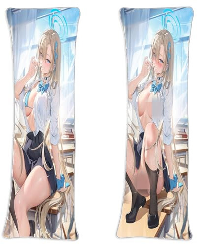 Dakimakura Umarmungskissen Bezug Asuna Ichinomo Anime Spiel Charakter Abdeckung Umarmen Weichheit Perfekte Kissenbezug 40×120cmPeach(7.1.812)