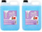 Desmabel Family Gel à l'essence de mangue, flacon de gel bain et douche, pH 5,5, usage quotidien, gel pour toute la famille, gel pour les mains, formulation douce, 5000 ml (Lot de 2)