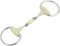 Equinate Olivenkopfgebiss mit Apfelgeschmack 18mm doppelt gebrochen 14,5cm | Anatomisch geformtes maulfreundliches Gebiss mit sanfter Einwirkung | Lasergraviert