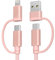 Ladekabel für MacBook Pro 2023,MacBook Air Schnellladekabel,4 in 1 Multi Typ C Kabel 2M,60W USBC Universal Netzkabel USB A Adapter für Apple iMac Mini 2022 2021 2020 2017 Mac Book M3 M2 27 24 16 inch