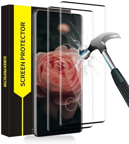 Bodyguard [2 Pièces Verre Trempé pour Samsung Galaxy S21 Ultra 5G Vitre Protection [Couverture 3D] [Bubble Free] [Tactile sensible] [Dureté 9H Anti Rayures] Ultra Slim HD S21 Ultra Protection Écran