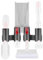 2 pezzi Supporto Accessori per Dyson V7 V8 V10 V11 V12 V15 Outsize Cordless Stick aspirapolvere, Docking Station Montaggio a Parete