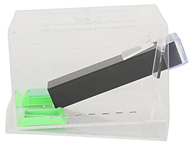 Haofy Cricket Keeper Cricket Care Box Acryl Reptile Beobachtungsbox mit Abnehmbaren Deckelspeiseröhren für Fütterungsspinnen Scorpions Frösche (S)