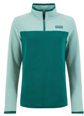 Weird Fish Rowan Colour Block Microfleece Cedar Green Size 18. (Jumper/Sweater/Fleece)