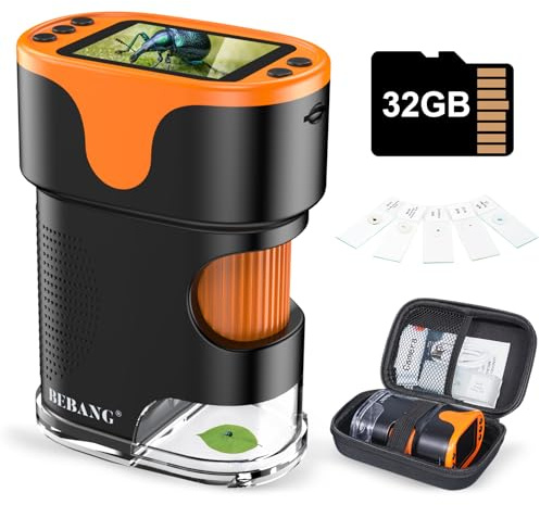 Digital Microscope for Kids STEM Toy: Science Gift for Boys Girls Ages 6-12