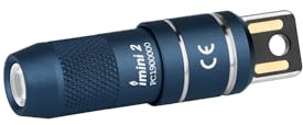 OLIGHT iMini 2 Mini LED Taschenlampe USB Aufladbare Schlüsselanhänger | 50 lm und 21 m Leuchtweite, Kompakt und Tragbar, Mini EDC Schlüsselanhänger Taschenlampen für Alltag, Outdoor und Notfälle