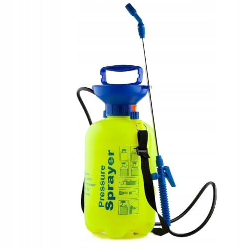 POSH Drucksprüher 10 Liter - Gartenspritze mit Verstellbarer Düse für feinen Sprühnebel und Kräftigen Strahl - Pumpsprüher mit Tragegurt für Pflanzenschutz
