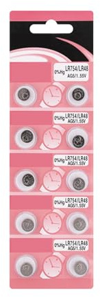 AG5 LR754 Button Cell Batteries Durability and Stable AG5 LR754 Alkaline Button Cell Batteries for Various Electronics