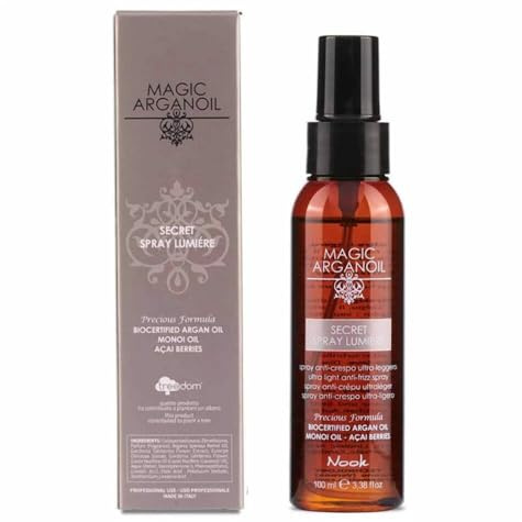 Nook Magic Argan oil Spray Lumière Anti-Frizz 100m