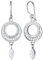 Elli PREMIUM Ohrringe Damen Ornament Cut-Out mit Zirkonia Kristalle Marquise in 925 Sterling Silber