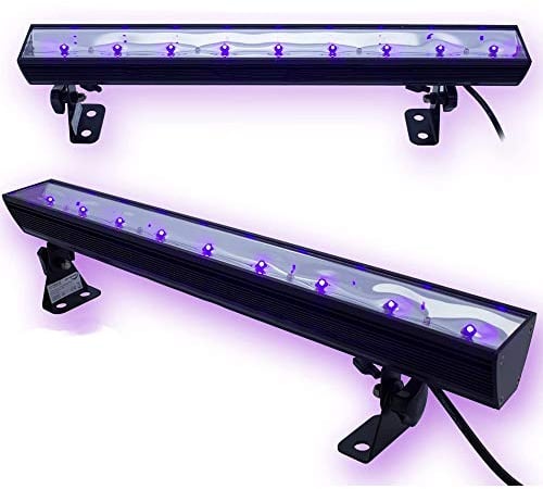 UV50 LED BAR, professionelle 50cm UV Bar, hohe Lichtleistung, perfekte Lichtverteilung, für Schwarzlichtparties, Dekoration oder Club/Bar mit UV-Licht | SATISFIRE
