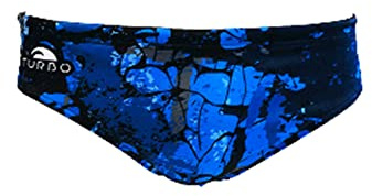 TurboTronic 730553 - Costume da Bagno da Uomo, Uomo, Costume a Slip da Bambino, 730553, Blu, L