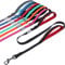 VIVAGLORY Twingrip Dog Lead, Double Handle Dog Lead for Training & Walking with Traffic Handle & 2 Loop, Traffic Control Reflective Heavy Duty for Puppy Pet, 1.2m x 1.4cm, Black