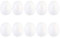 Amosfun 50 Stücke Styroporeier Styroporkugeln Ostereier Styropor Eier zum Basteln und Bemalen Polystyrol Ball Kugeln für DIY Handwerk Hochzeit Weihnachten Christbaumschmuck 6cm