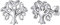 ChicSilver Celtic Knot Tree Stud Earrings Delicate Ear Studs for Women Girls Irish Jewelry 925 Sterling Silver Earring Hypoallergenic