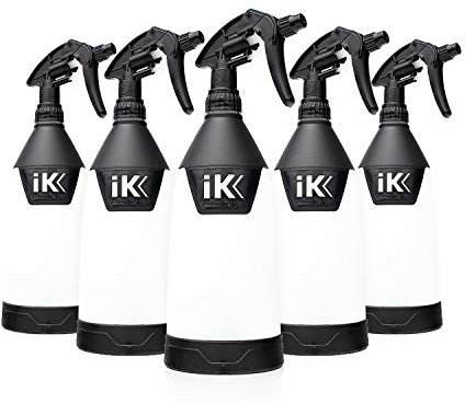 The Rag Company iK Goizper - Multi TR 1 Trigger Sprayer - Acid and Chemical Resistant, Commercial Grade, Adjustable Nozzle, Perfect for Automotive Detailing and Cleaning (5-Pack)