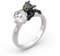 Jeulia Your Dragon Ring aus rundem Sterlingsilber Fashion Anniversary Promise Verlobung Ehering Set für sie mit Geschenk Schmuckschatulle (Drache, 54（17.3）)