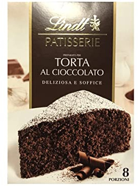 Lindt Schokolade - PATISSERIE Kuchen | 400 g | Backmischung für luftige Torta al Cioccolato aus feinster Schokolade | Patisserie | Backmischung | Schokoladengeschenk