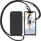 Nupcknn Liquid Silikon Handykette Hülle für iPhone X/iPhone XS Hülle Necklace(abnehmbar) Hülle mit Kordel zum Umhängen Handy Schutzhülle mit Band (Schwarz, 5.8)