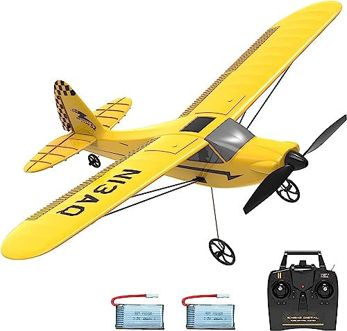 VOLANTEXRC Sport Cub S2 RTF - 3-Kanal RC Flugzeug für Anfänger, Erwachsene (Gelb)