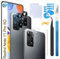 2 Pezzi Note 11 PRO 5G Vetro Lente Fotocamera Posteriore per Xiaomi Redmi Note 11 PRO 5G 2201116SG Lente di Ricambio per Fotocamera Posteriore Coprire con Kit di Riparazione