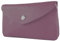 modamoda de P11 Portafoglio Donna Pelle Portafoglio Portafoglio Medio Handmade in Italy, Lilla Scuro, m, piccolo portamonete leggero