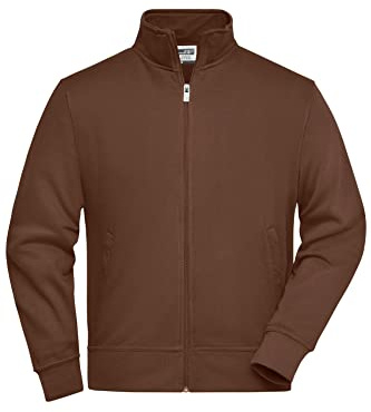 James & Nicholson Sweatjacke mit Stehkragen - Jacke aus robuster Sweatqualität in großer Größenauswahl