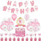 Ballerina Geburtstag Deko - Luftballons, Ballet Kuchentopper, Ballett Girlande & Ballerina Geburtstagsdeko mit Luftballons