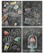 5D DIAMANT Pflanzen 4er Set 40x50 cm - Kuche Stil DIY Diamant Malerei - Malen Nach Zahlen Set Erwachsene