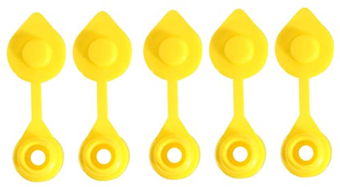 PLAFOPE Exhaust Cover Vented Fuel Gas can Cap 2.5 Inch Plastic Oil Tank Lid with Secure Screw for Automotive Fuel Tank Parts Replacement