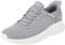 Skechers Bobs Squad Chaos Daily Hype, Sin Cordones Hombre, Gray Knit, 42 EU