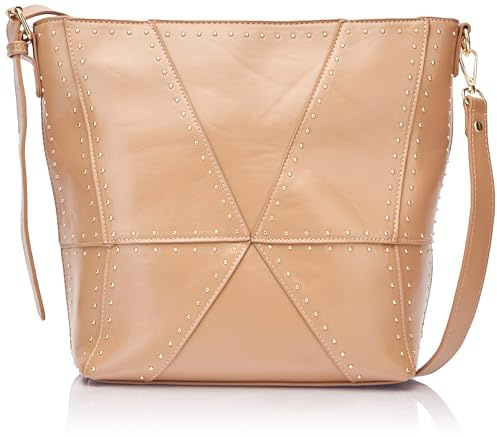 IMANE Damen Schultertasche 25924217-IM01, BEIGE, ONESIZE
