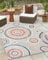 MY-RUG Outdoor Teppich wetterfest 200 x 300 cm, UV beständig & robust für Garten Terrasse, Balkon Küche & Wohnzimmer, kurzflor waschbarer Wohnzimmerteppich, Reed