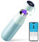 vsitoo Selbstreinigende intelligente Wasserflasche, vakuumisolierte Edelstahl-Wasserflasche mit Griff, doppelwandig, hält Getränke heiß oder kalt, auslaufsicher, Standard-Metallkantine für