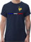 T-Shirt Herren - Fußball EM WM - Frankreich Trikot Wappen | France mit Stolz | Französisches Fan-Motiv - 5XL - Navy Blau - Fussball Euro Tshirt Europameisterschaft französisch Funshirt 2024